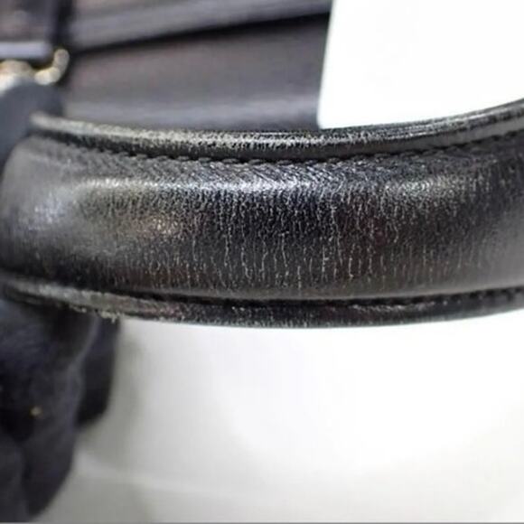 Authentic Vintage Burberrys of London Black Leather Satchel Doctor Style Bag - Picture 4 of 8